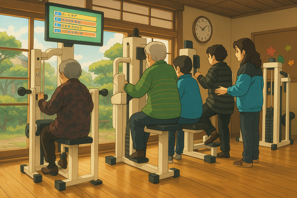 機能訓練の様子